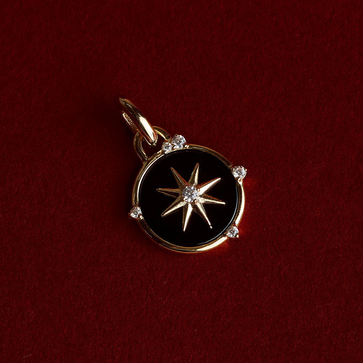 Black Star Clip Charm in Gold - Image 5