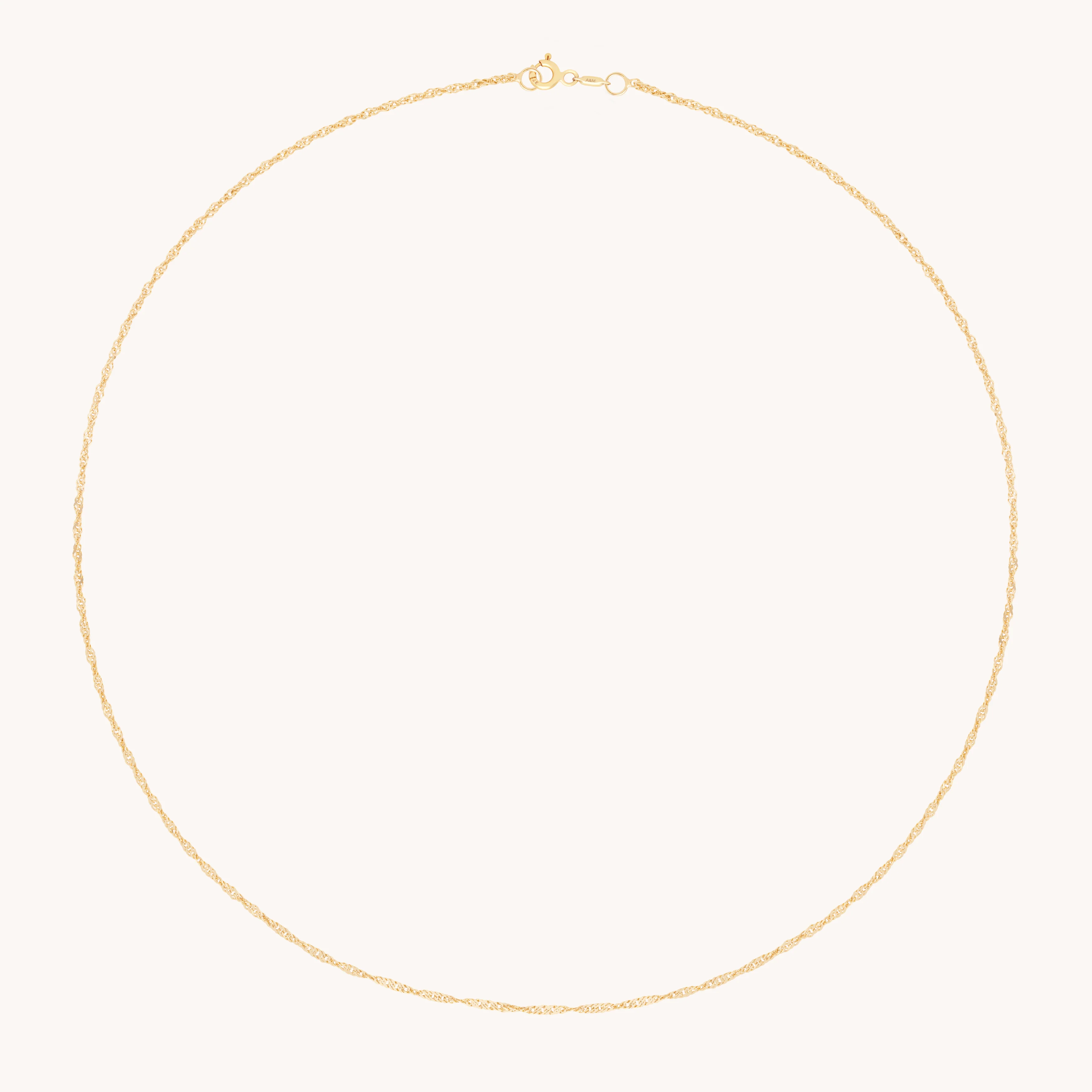 Bold Astrid Chain Necklace in Solid Gold