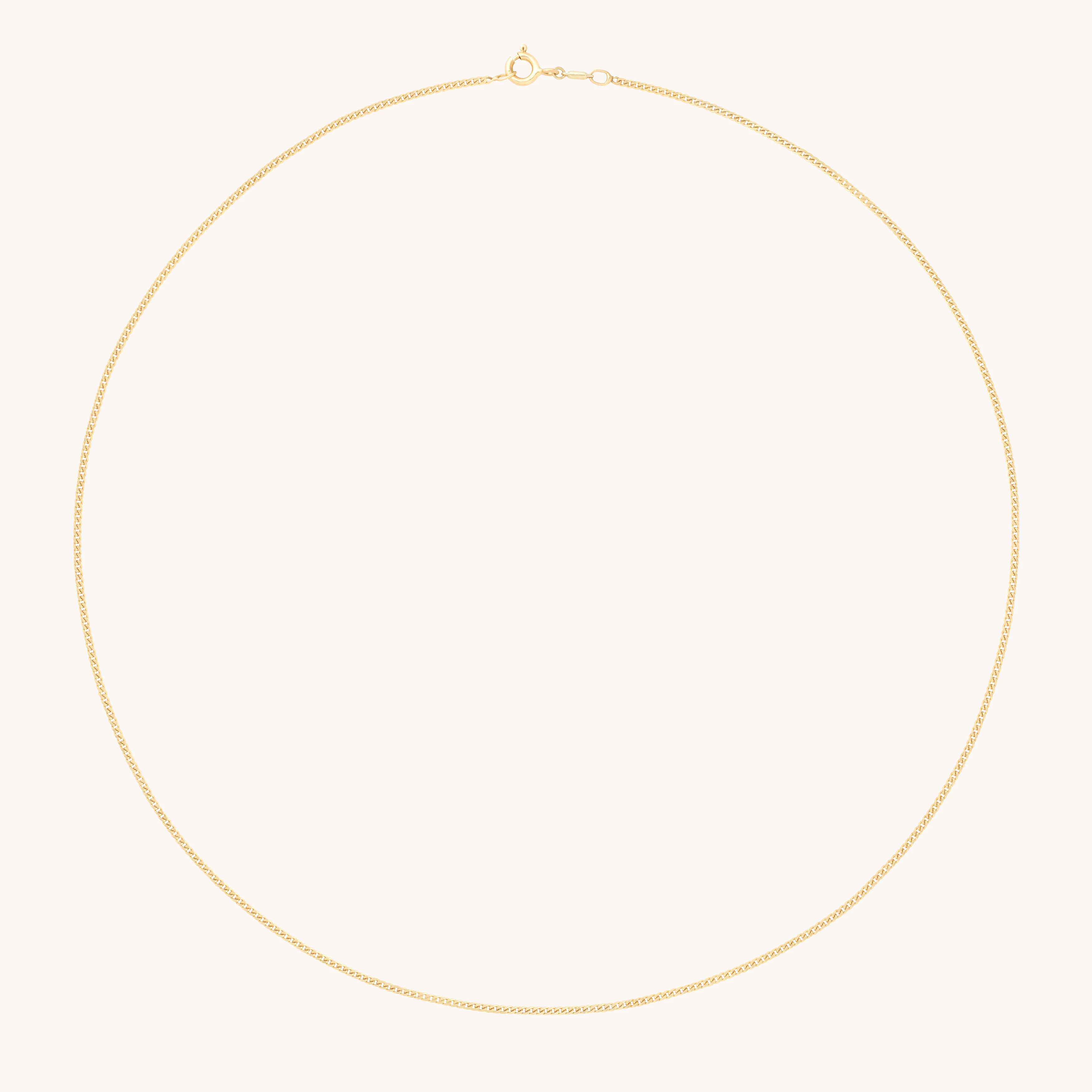 Bold Miyu Chain Necklace in Solid Gold