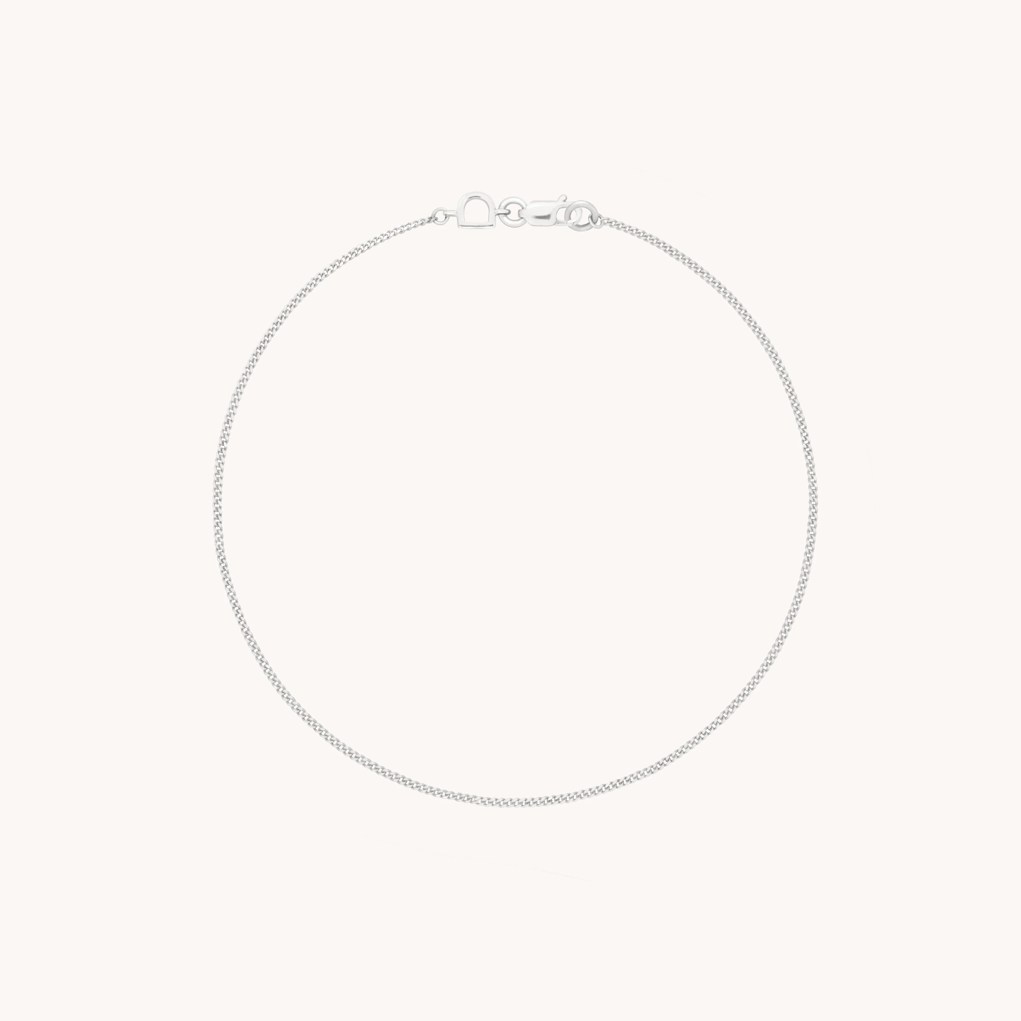 Bold Miyu Story Chain Bracelet in Solid White Gold