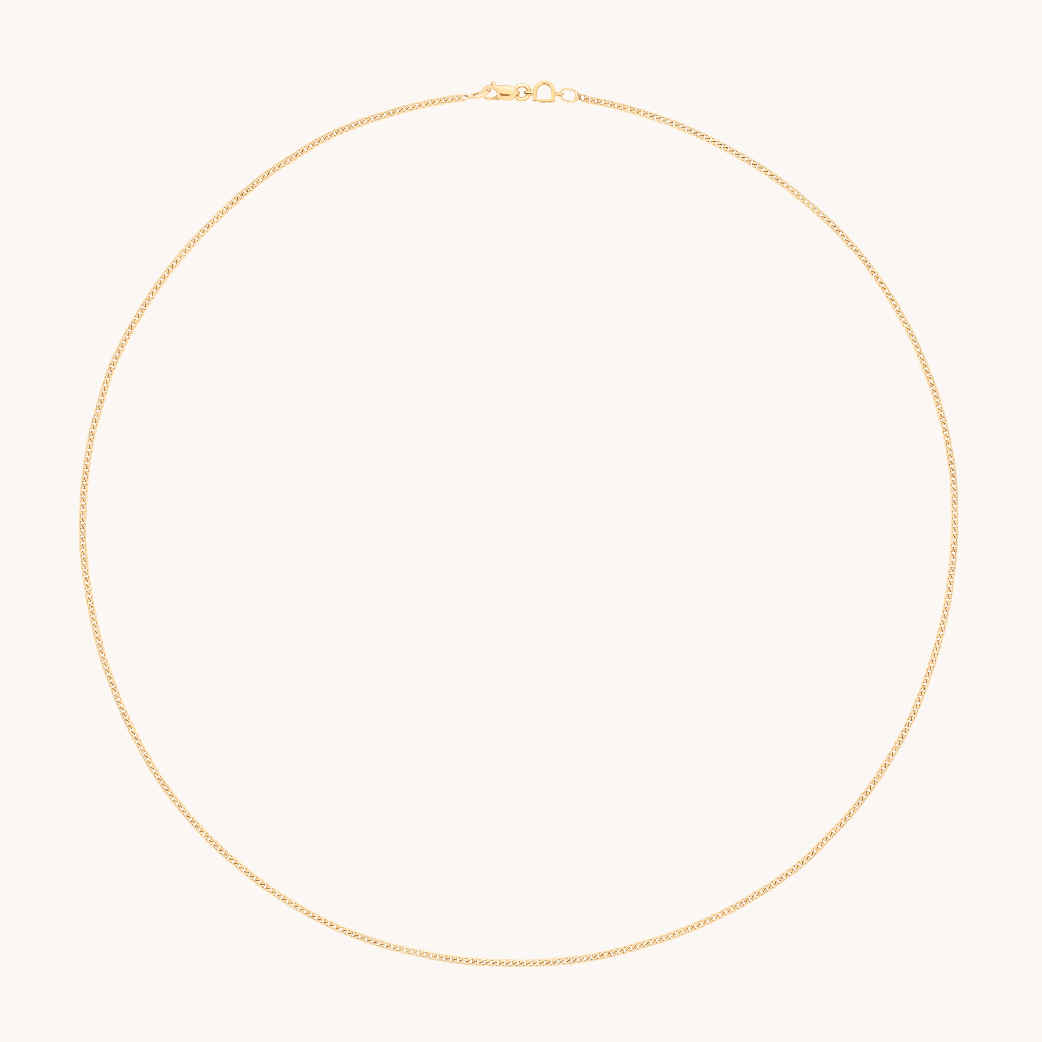 Bold Miyu Story Chain Necklace in Solid Gold