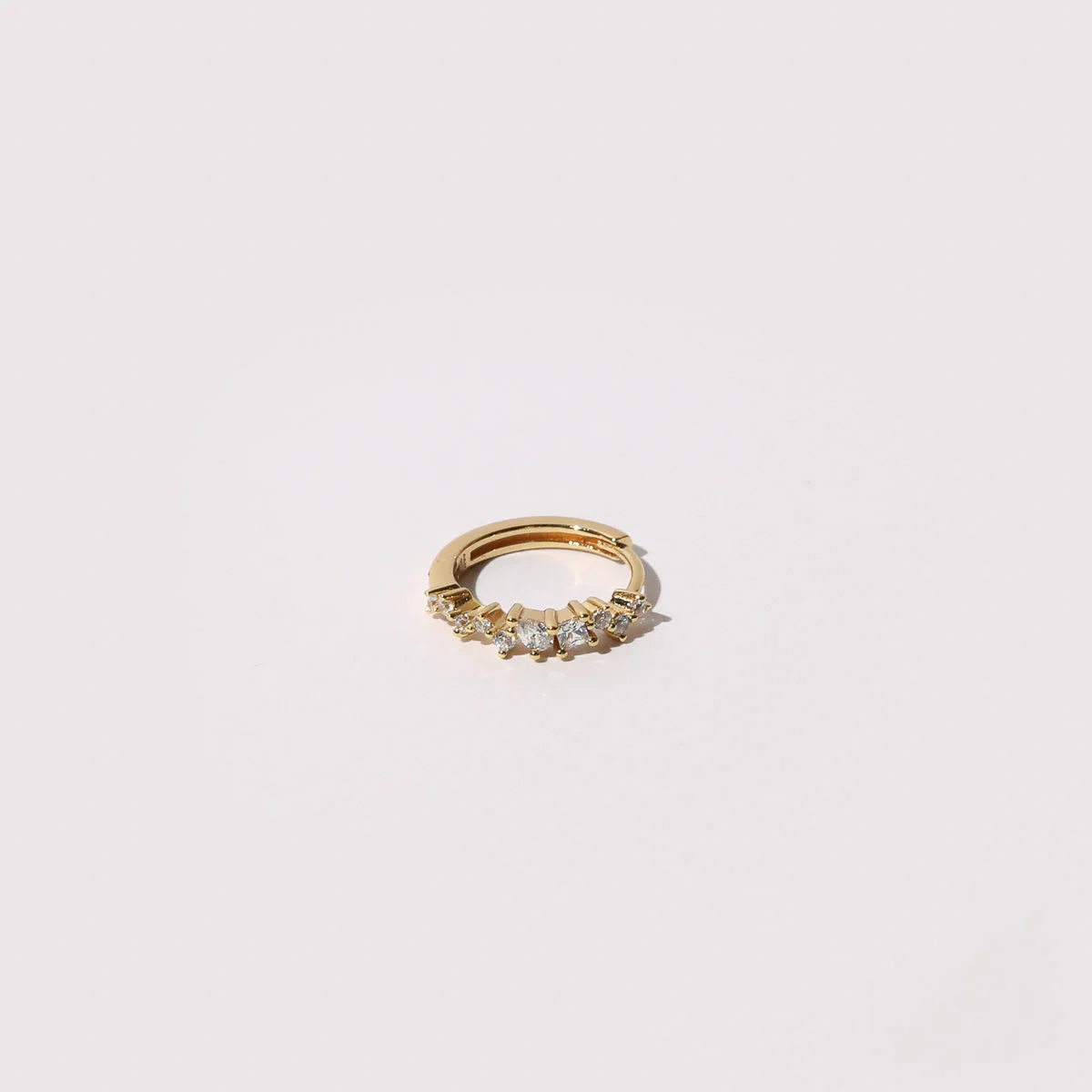 Celestial Crystal 11.5mm Hoop in Gold - Image 3