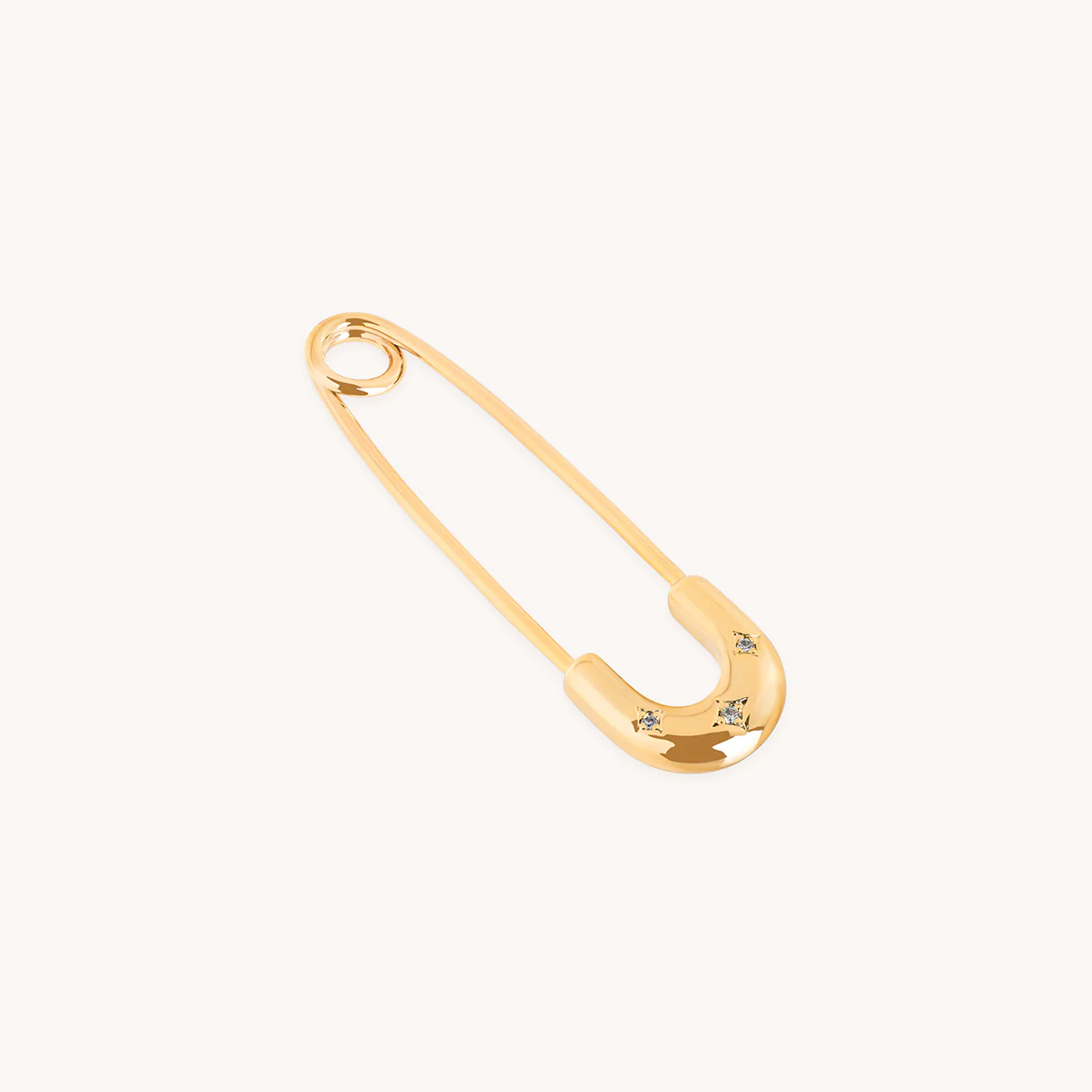 Charm Pin Brooch in Gold