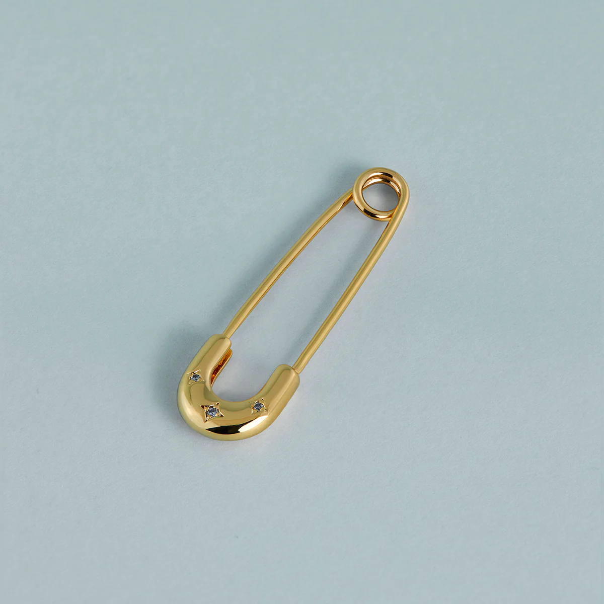 Charm Pin Brooch in Gold - Image 5