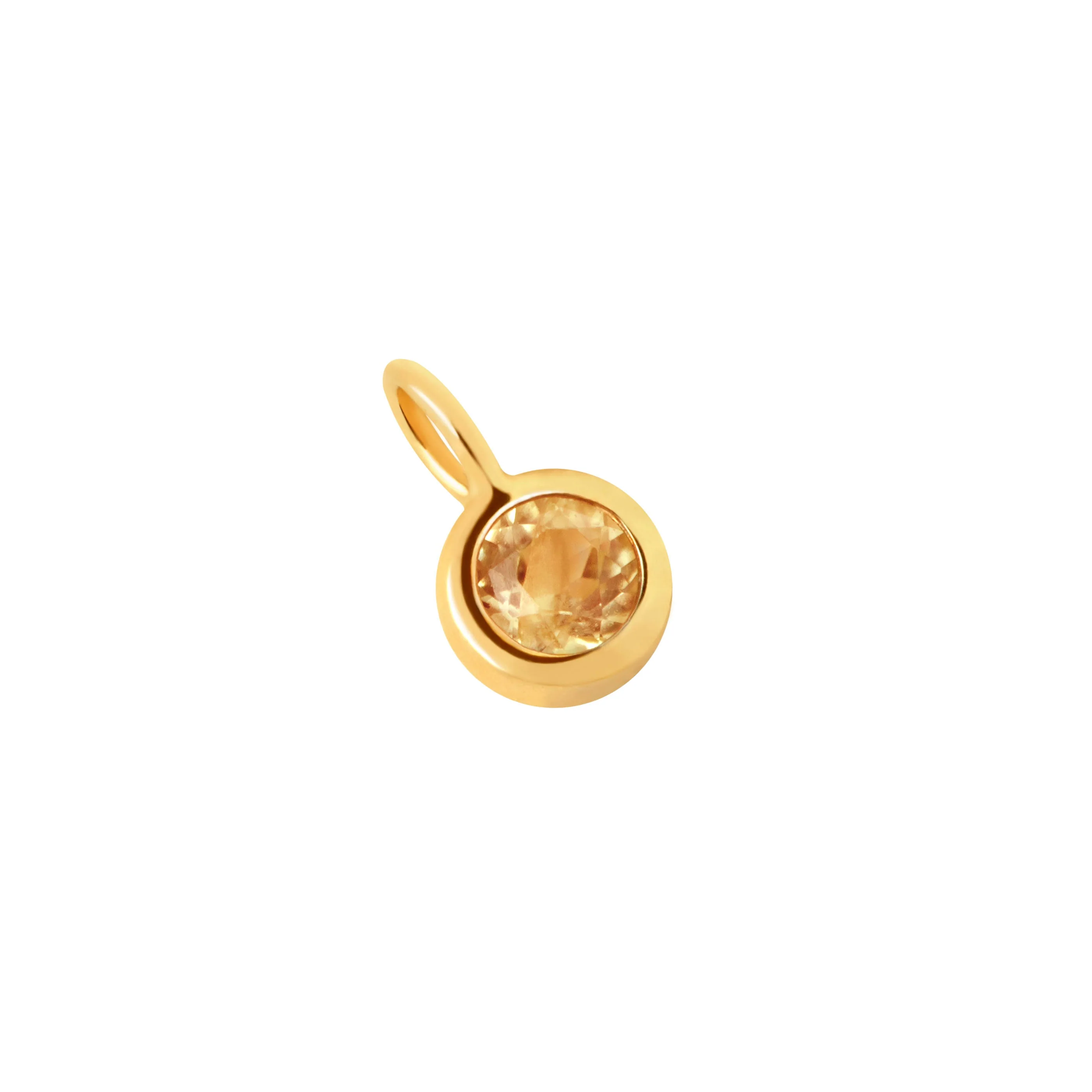 Citrine Exploration Charm 9k Gold - Image 3