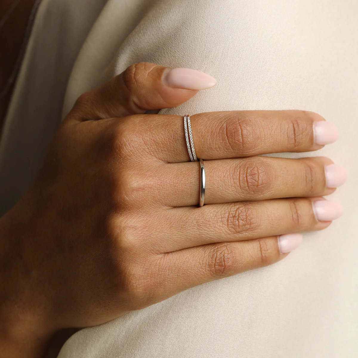 Diamond Eternity Ring in Solid Gold - Image 3