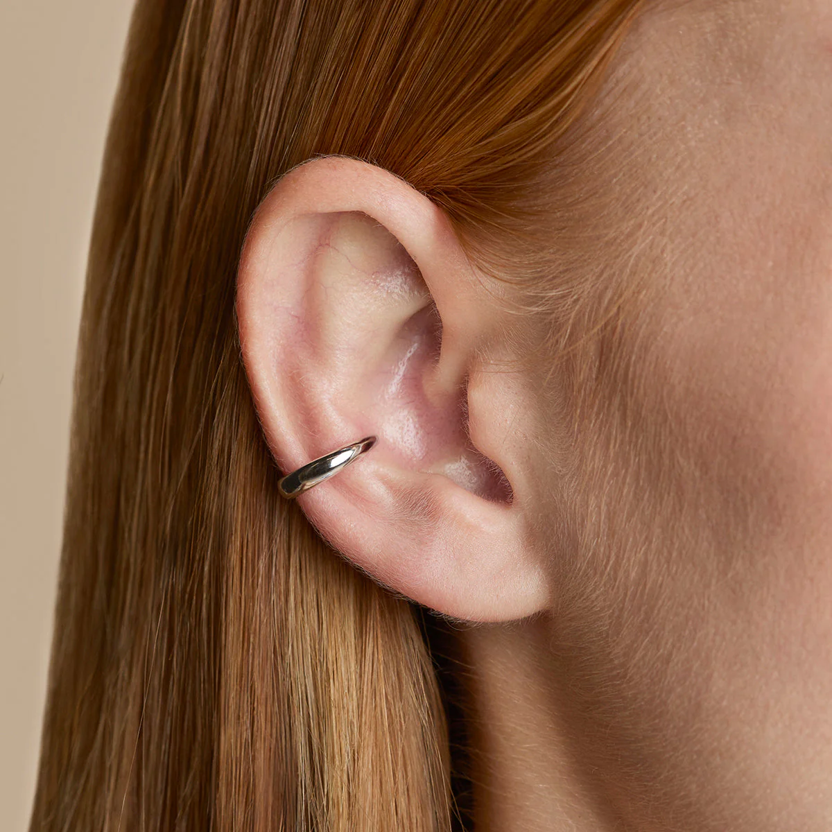 Dome Ear Cuff in Silver - Image 2