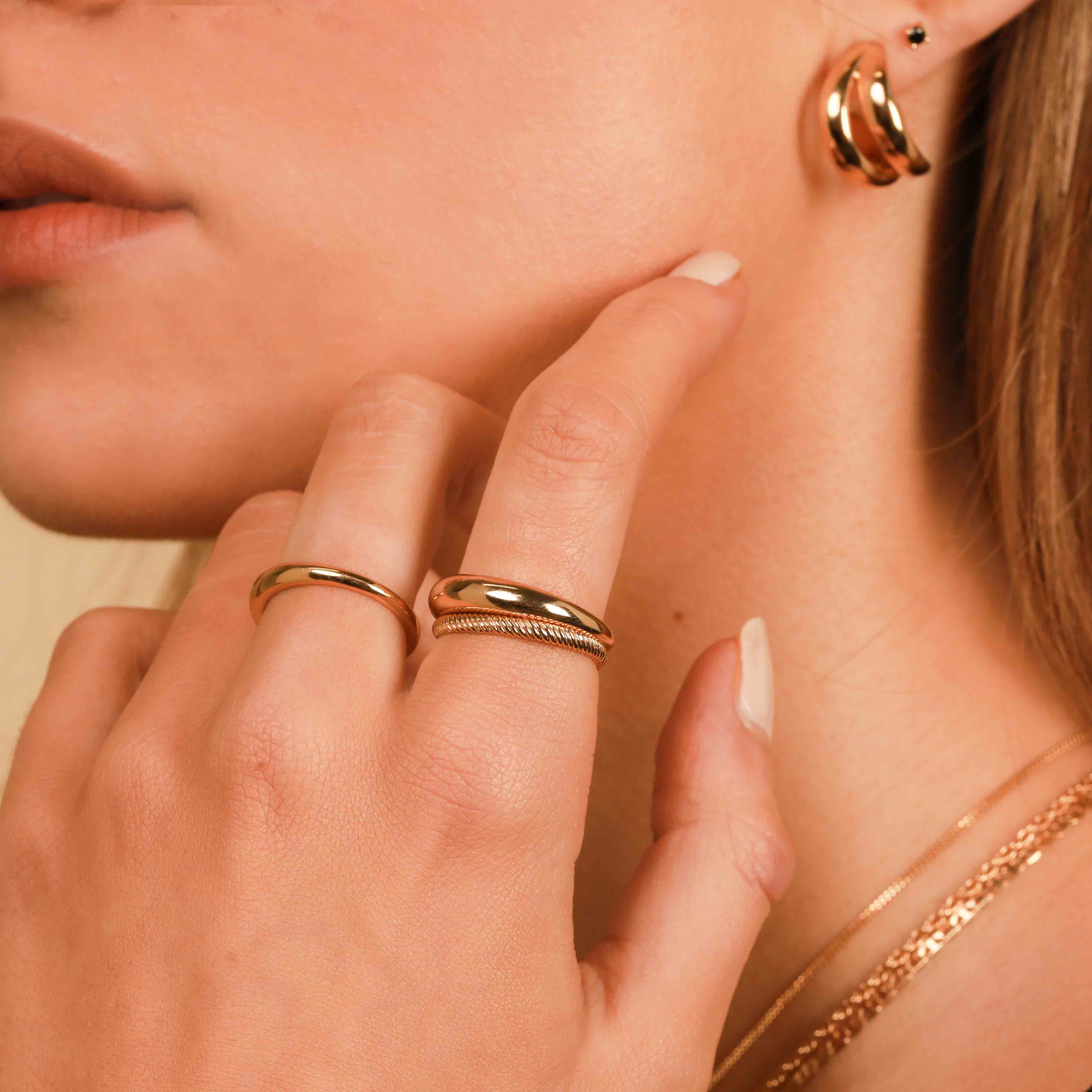 Essential Dome Ring in Gold - Image 5