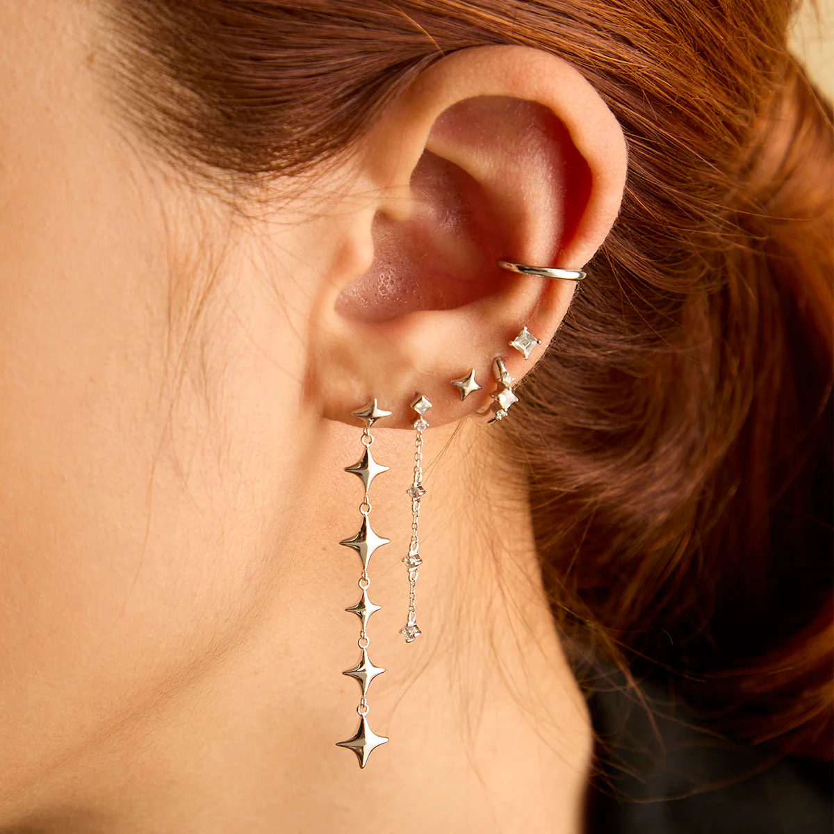 Essential Ear Cuff in Silver - Image 3