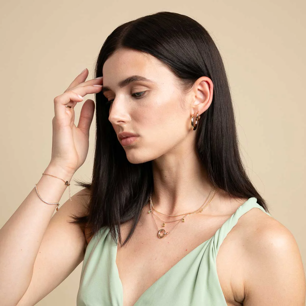 Essential Small Hoops in Gold - Image 5