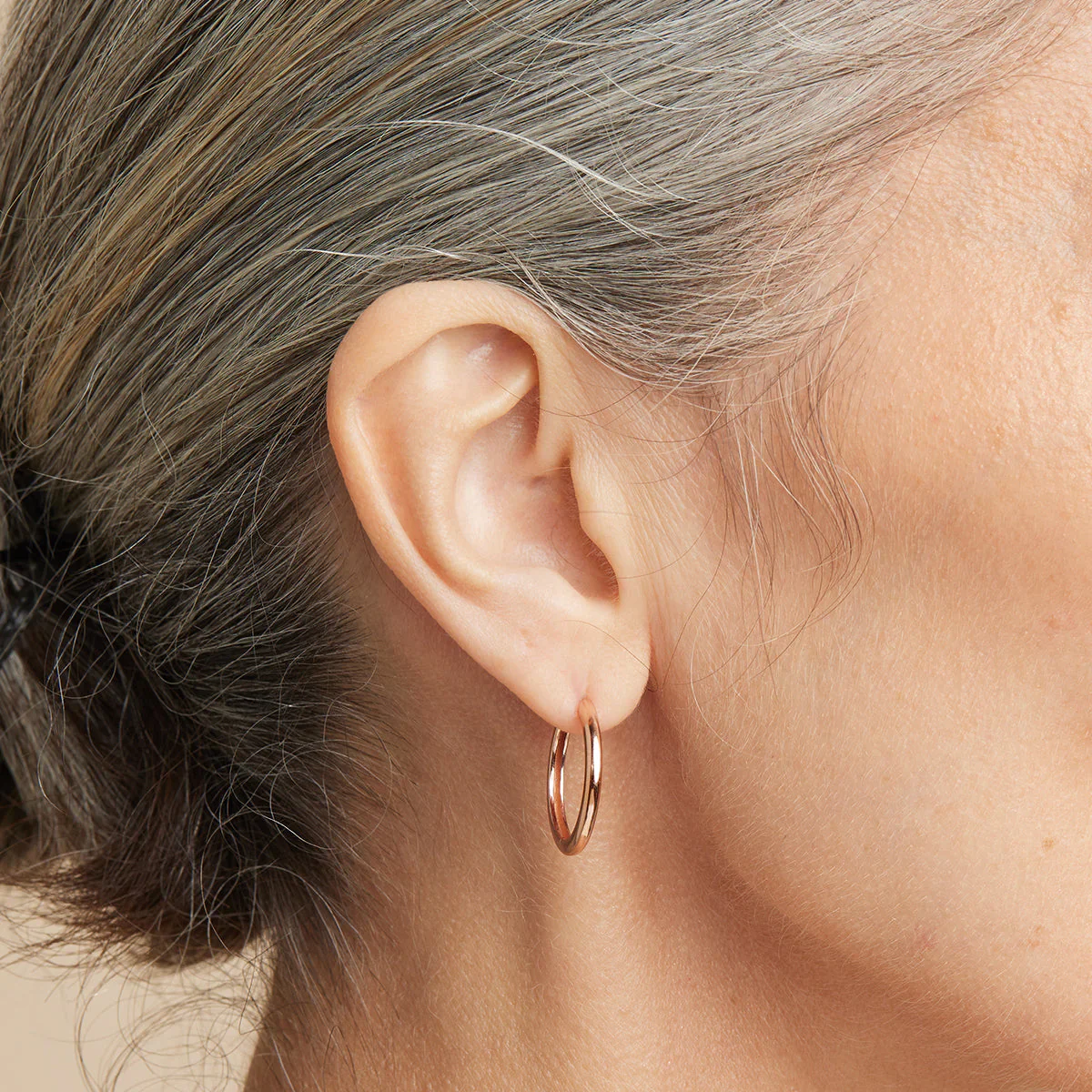 Essential Shimmer Hoop Gift Set in Rose Gold - Image 2