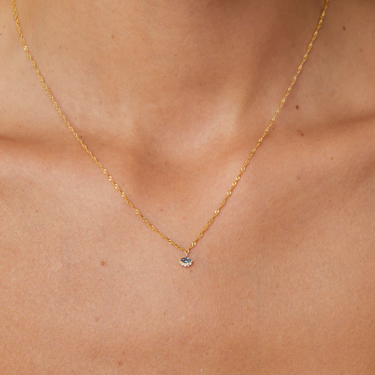 Evil Eye Charm 9k Gold - Image 2