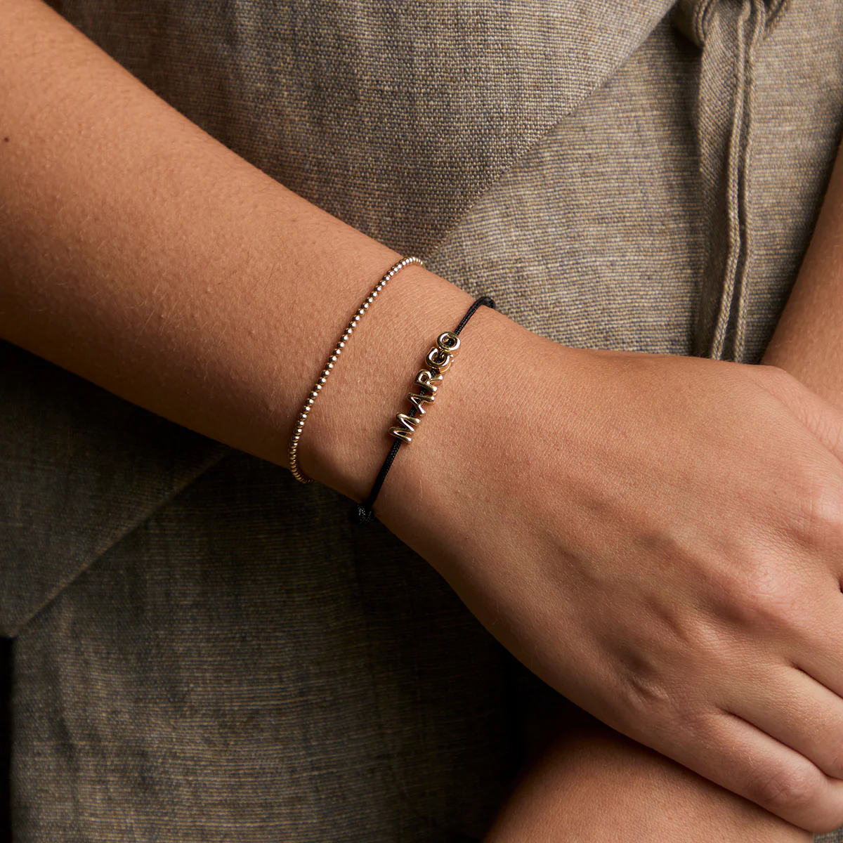 G Initial Click Charm in Solid Gold - Image 3