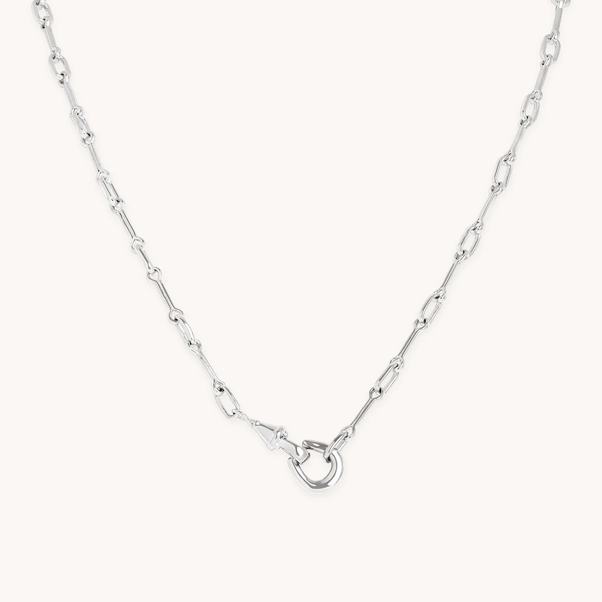 Hardware Chain Necklace in Silver