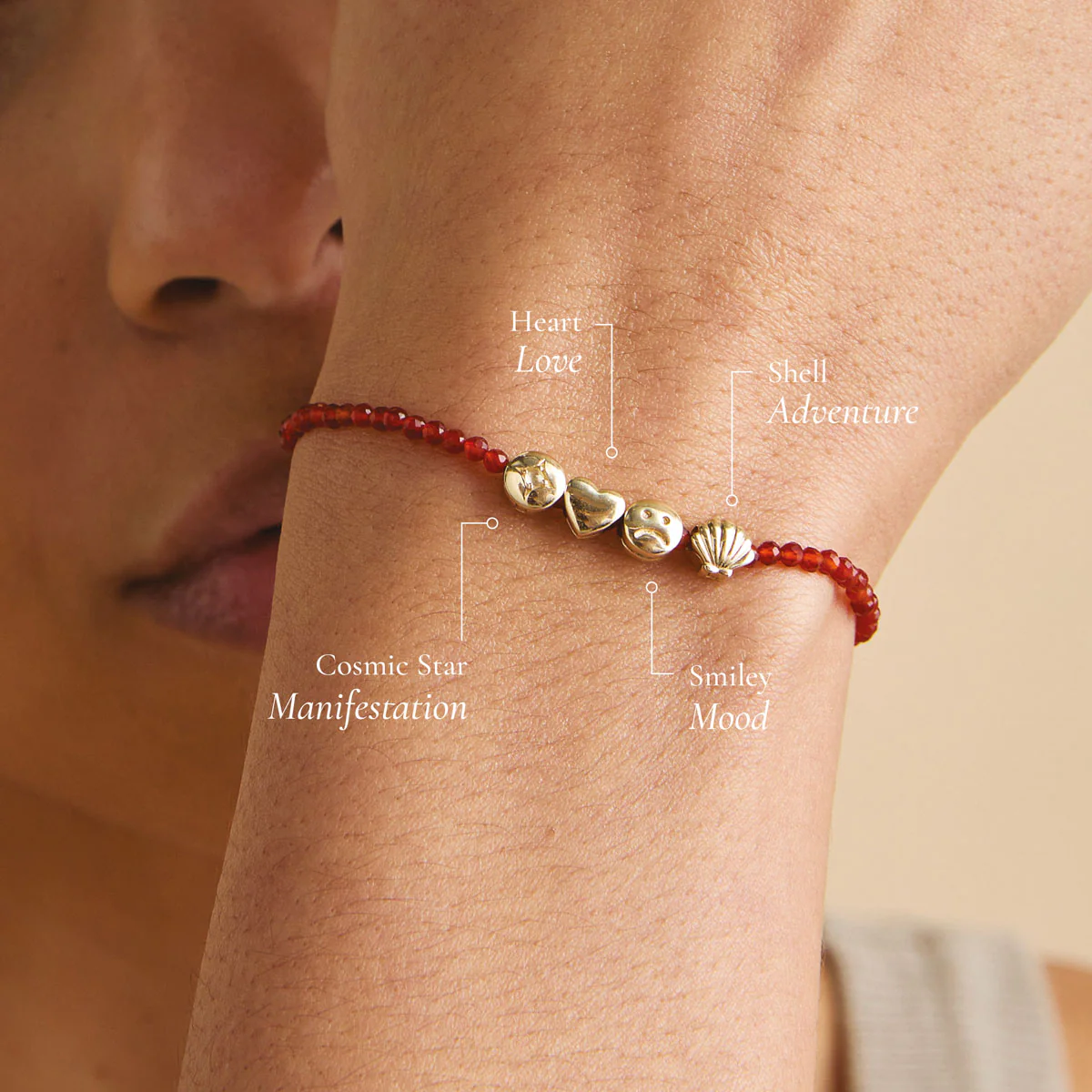 Heart Click Charm in 9k Gold - Image 4