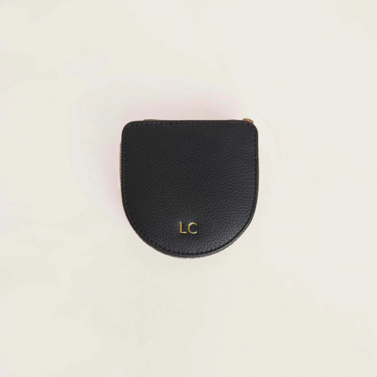 Leather Jewellery Box in Black - Image 3