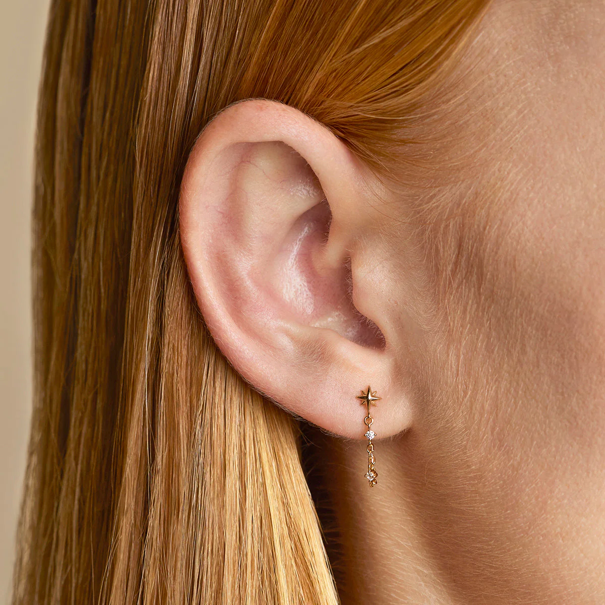 Magic Charm Studs in Gold - Image 2