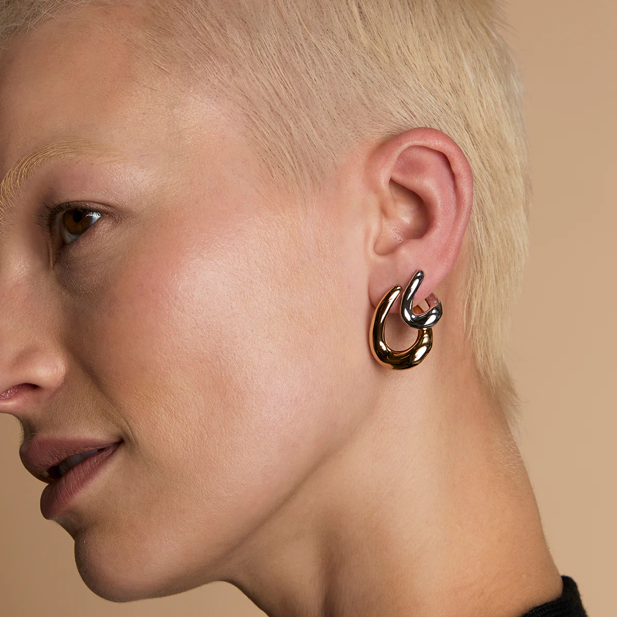 Molten Hoops Stacking Set in Mixed Metal - Image 3
