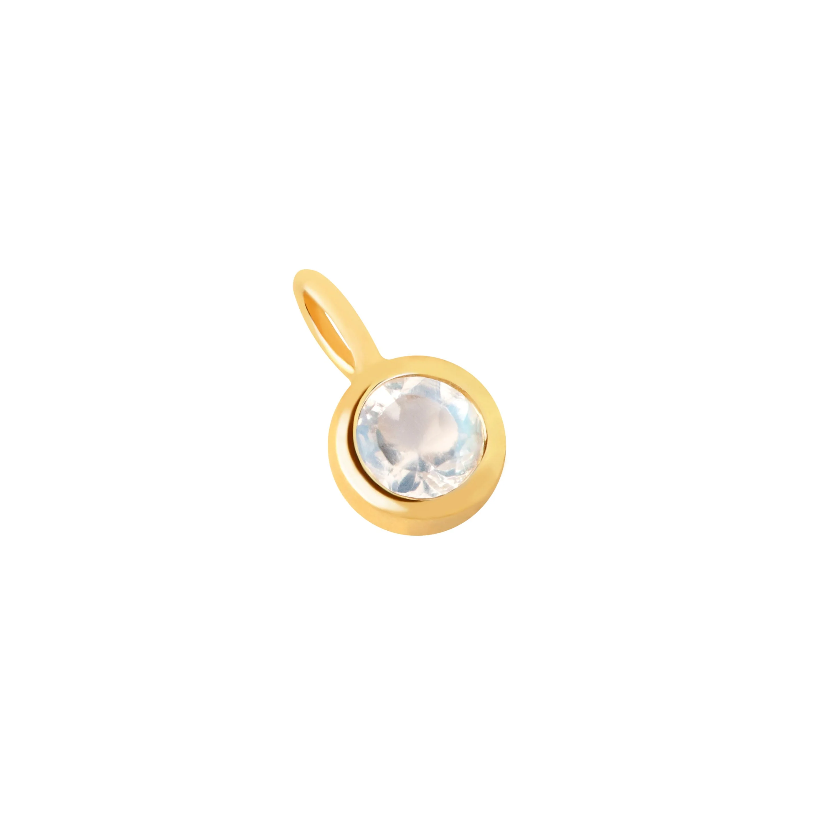 Moonstone New Beginnings Charm 9k Gold - Image 3