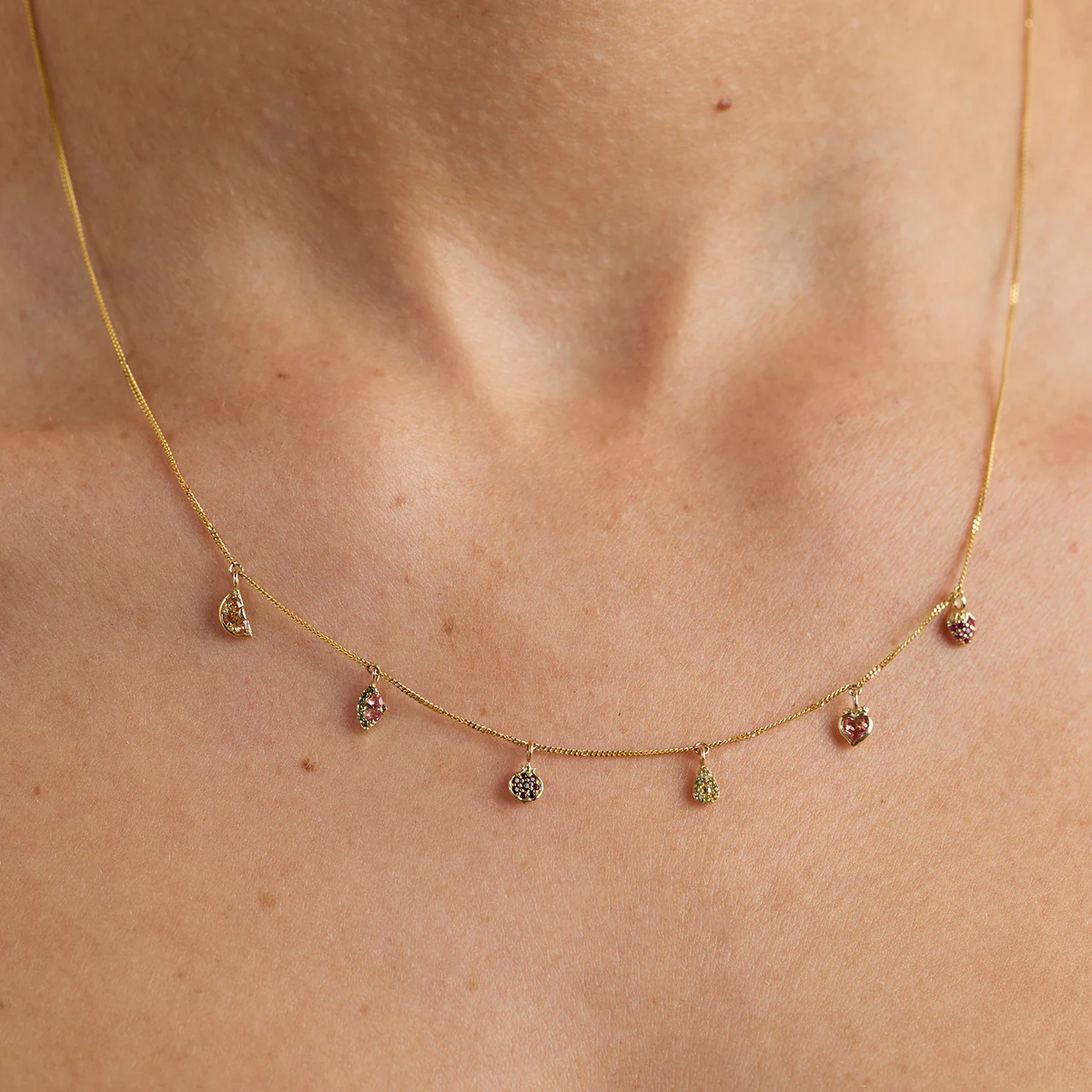 Orange Slice Charm 9k Gold - Image 2