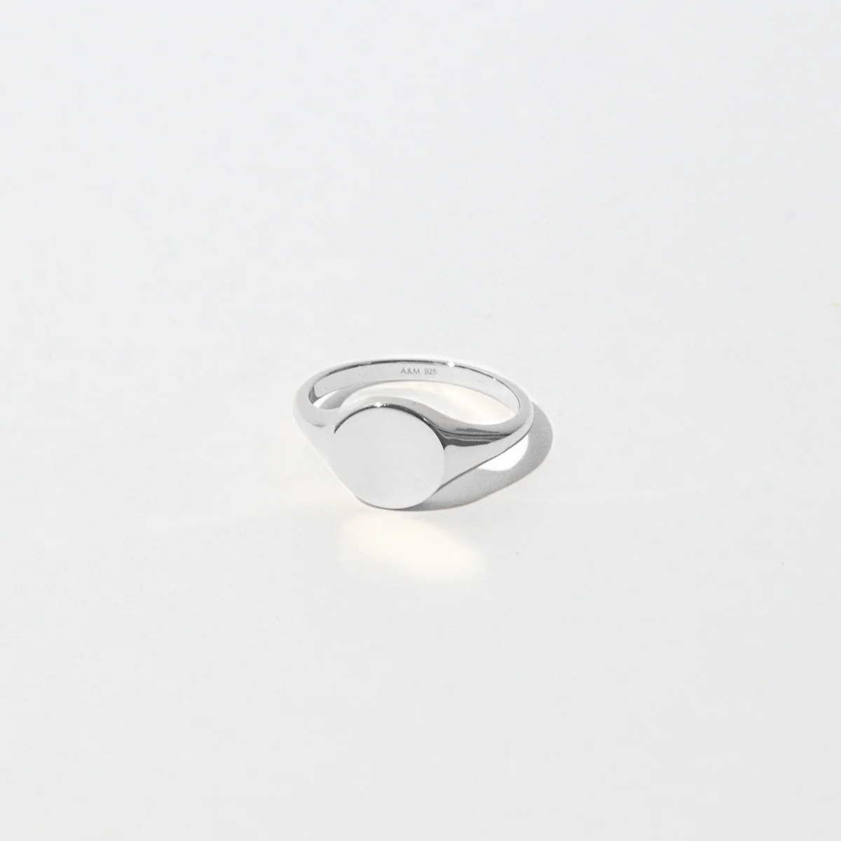 Orbit Signet Ring in Silver - Image 3