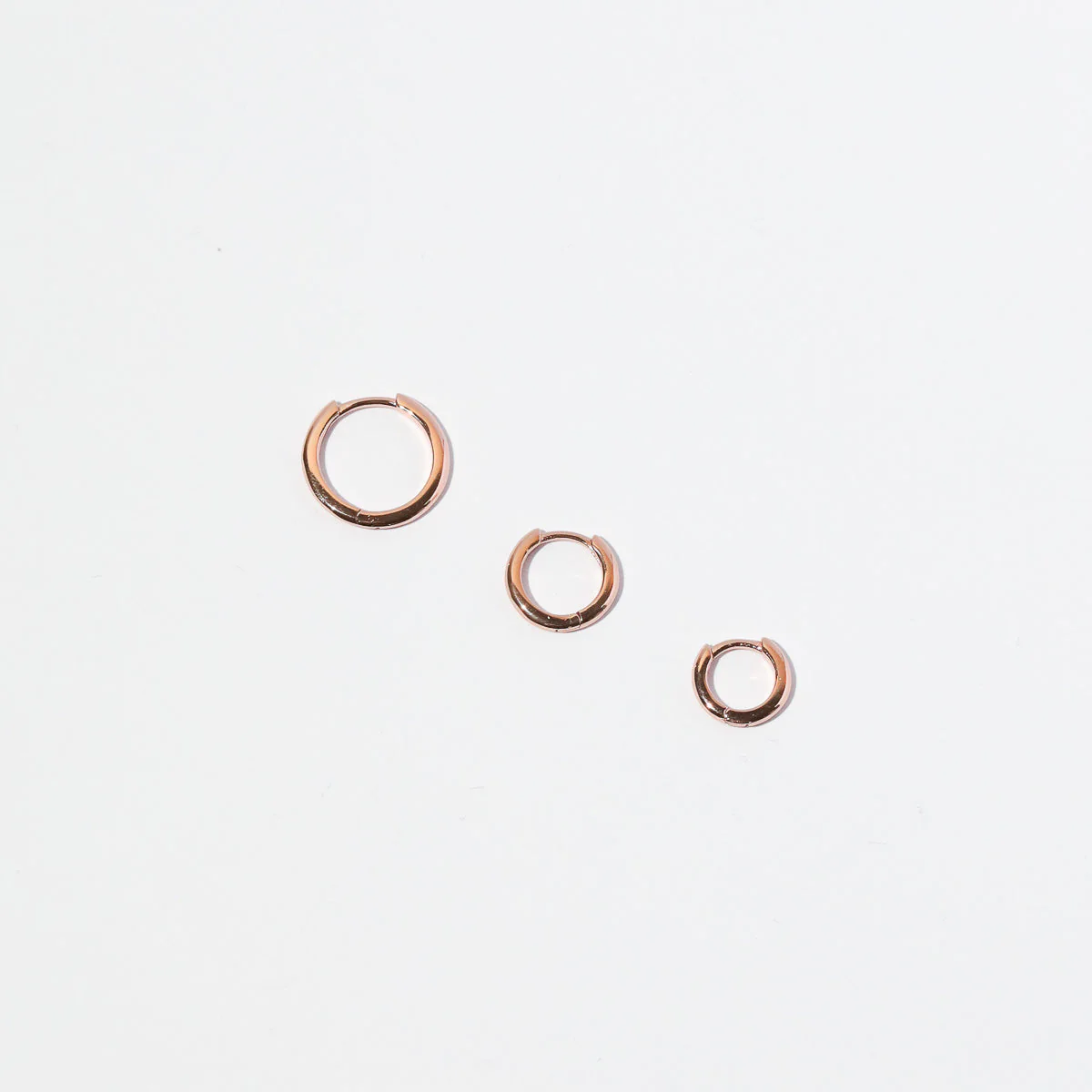 Essential 8mm Hoop in Rose Gold - Image 6