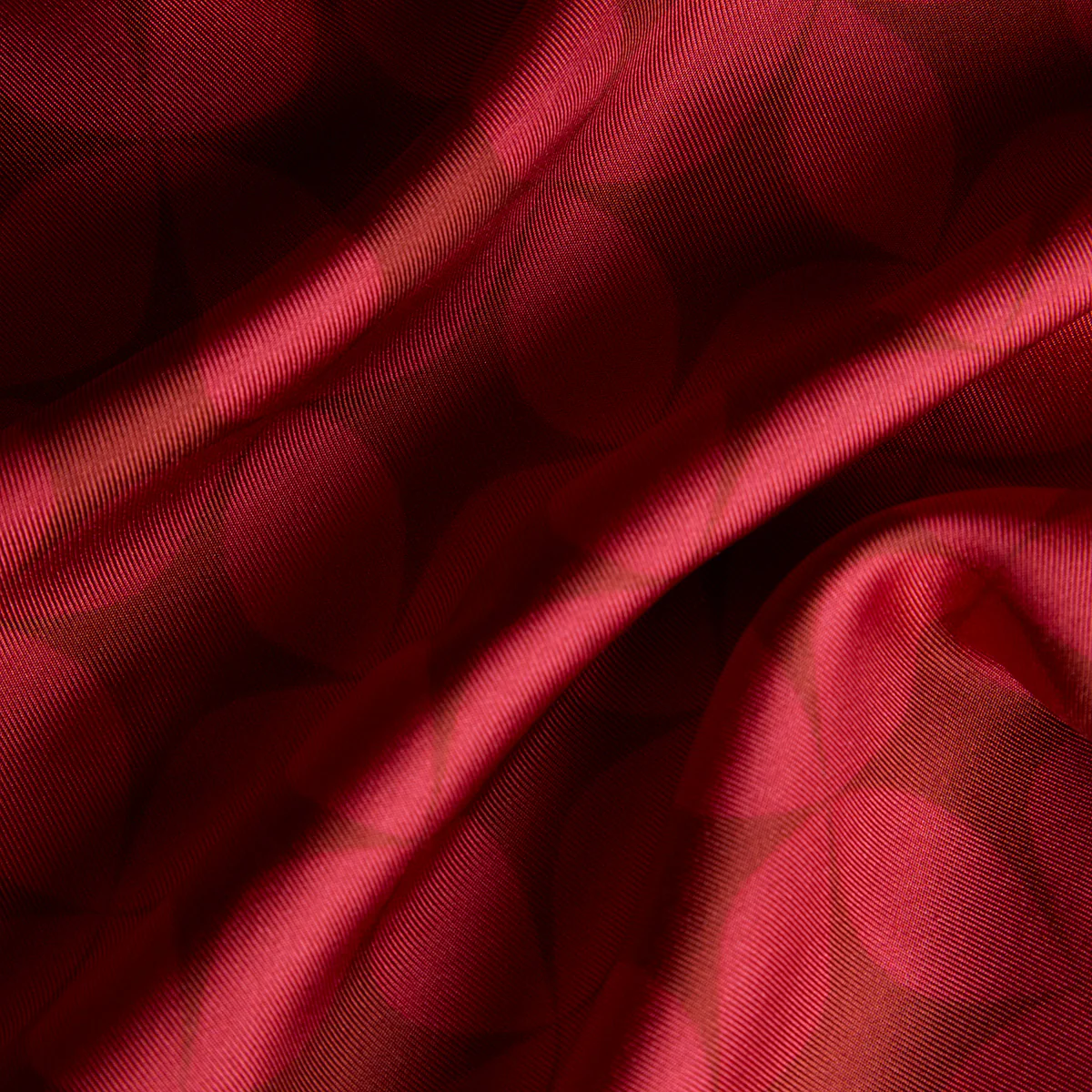 Silk Scarf in Red - Image 6
