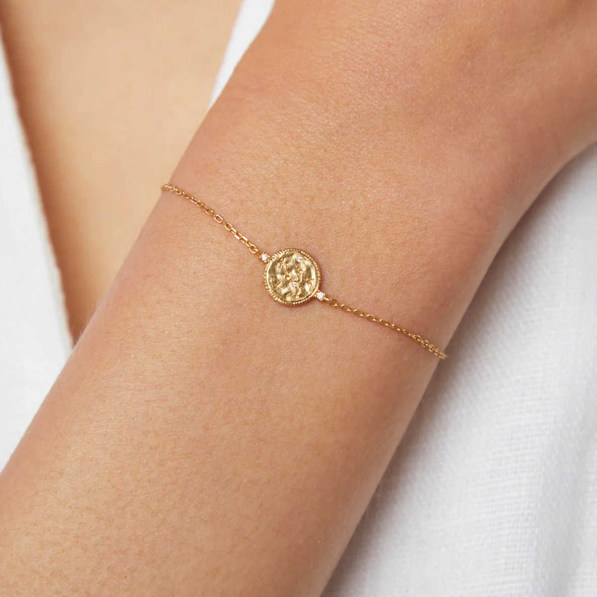 Taurus Zodiac Bracelet in Gold - Image 2