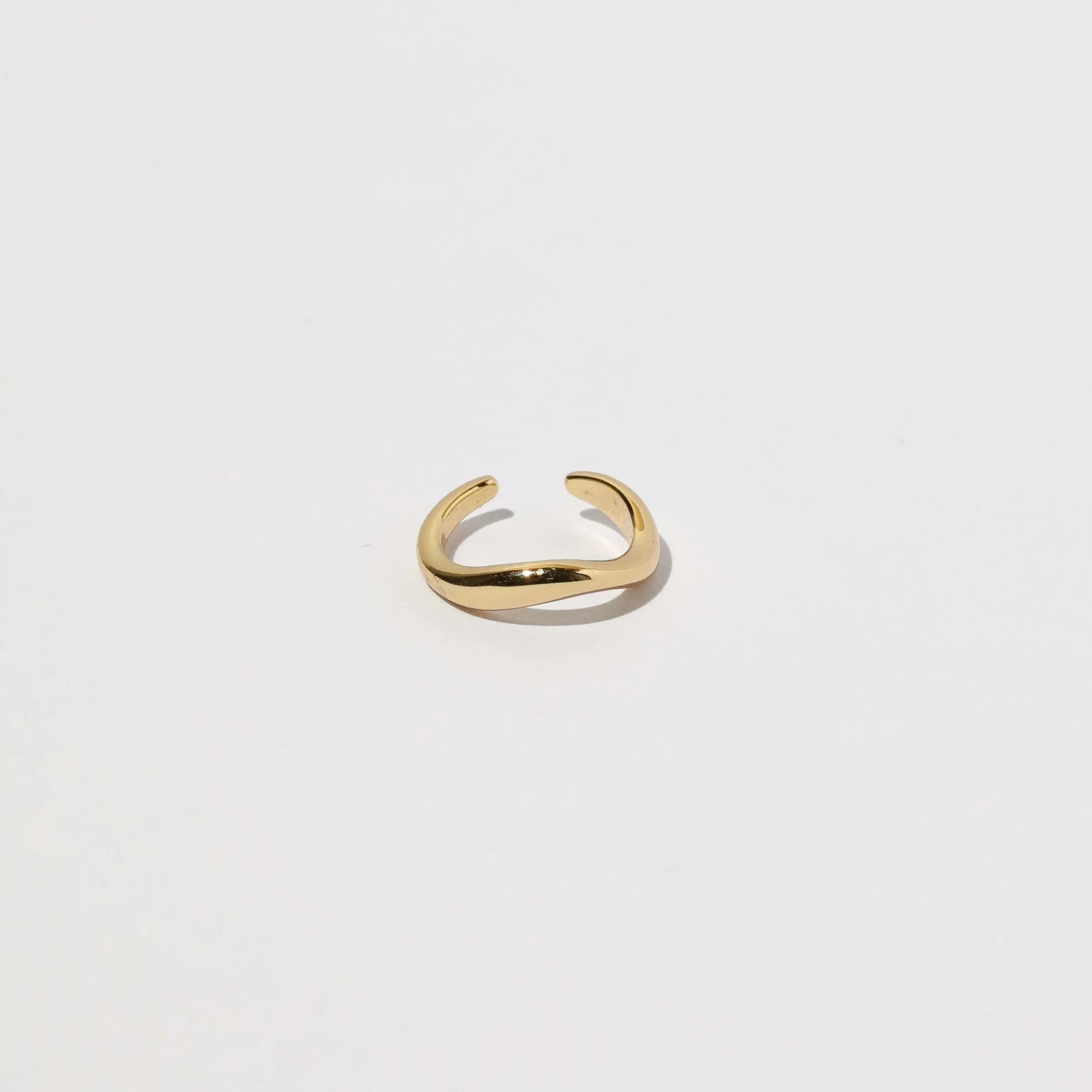 Wave Ear Cuff in Gold - Image 3